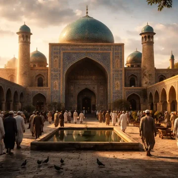 ঐতিহ্য ও আধুনিকতার সমন্বয়ে নতুন দৃষ্টিভঙ্গিতে এগিয়ে চলা মাদরাসা শিক্ষা ব্যবস্থার প্রতীকী চিত্র।